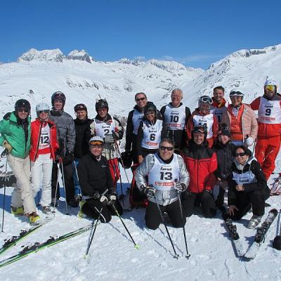Gruppenfoto auf dem Gemsstock Gruppenfoto auf dem Gemsstock